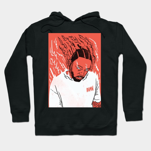 Kendrick DAMN Hoodie by geolaw